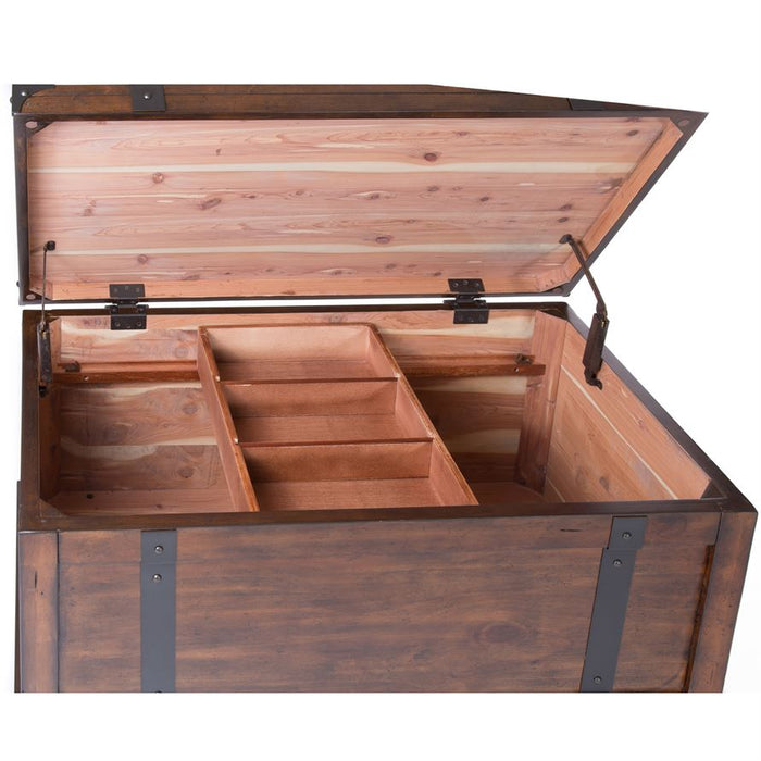 Liberty Aspen Skies Storage Trunk in Russet Brown