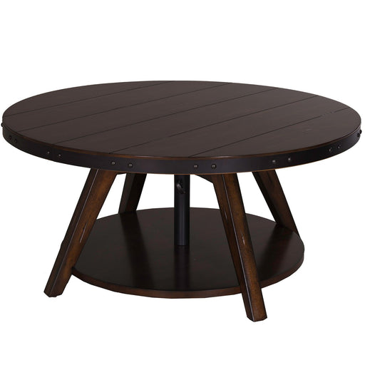 Aspen Skies Motion Cocktail Table in Russet Brown - Gibson McDonald Furniture & Mattress 