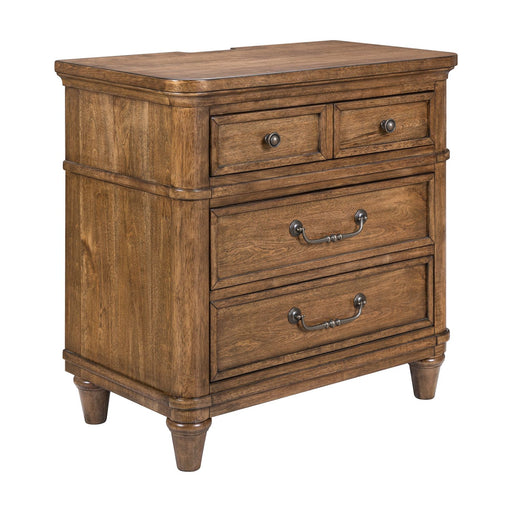 Harrison Heights Nightstand w/ Charging Station - Gibson McDonald Furniture & Mattress 