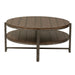Breckinridge Round Cocktail Table in Mahogany - Gibson McDonald Furniture & Mattress 