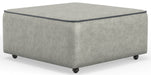 Nico Castered Cocktail Ottoman - Gibson McDonald Furniture & Mattress 
