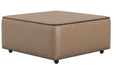 Nico Castered Cocktail Ottoman - Gibson McDonald Furniture & Mattress 