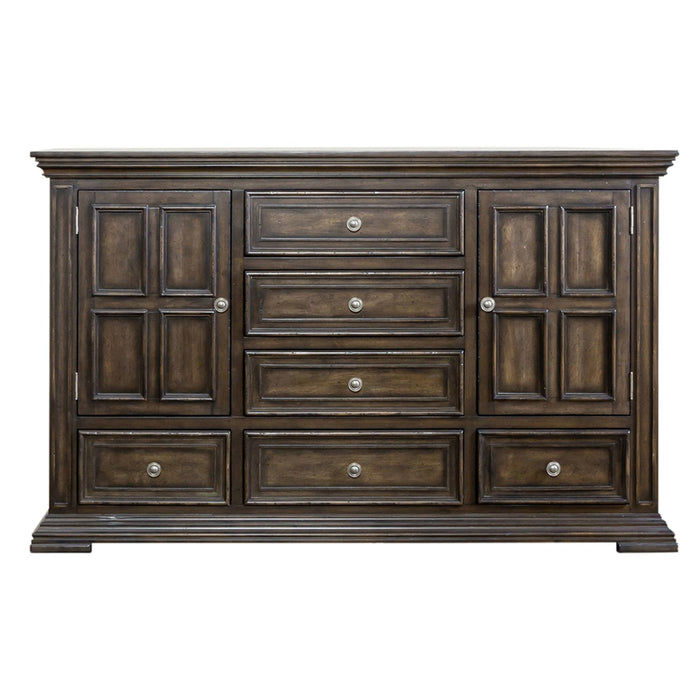 Big Valley 2 Door 6 Drawer Dresser - Gibson McDonald Furniture & Mattress 