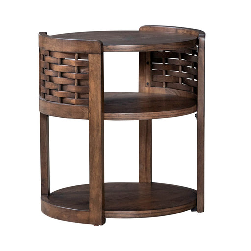 Warren Park Round Chairside Table - Gibson McDonald Furniture & Mattress 
