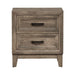 Ridgecrest 2 Drawer Nightstand in Cobblestone - Gibson McDonald Furniture & Mattress 