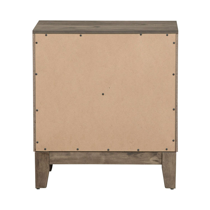 Ridgecrest 2 Drawer Nightstand in Cobblestone - Gibson McDonald Furniture & Mattress 