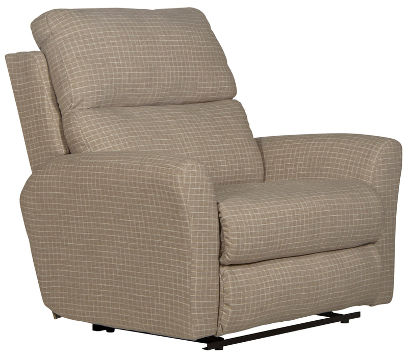 Justine Lay Flat Extra Wide Recliner - Gibson McDonald Furniture & Mattress 