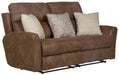 Justine Lay Flat Reclining Loveseat - Gibson McDonald Furniture & Mattress 