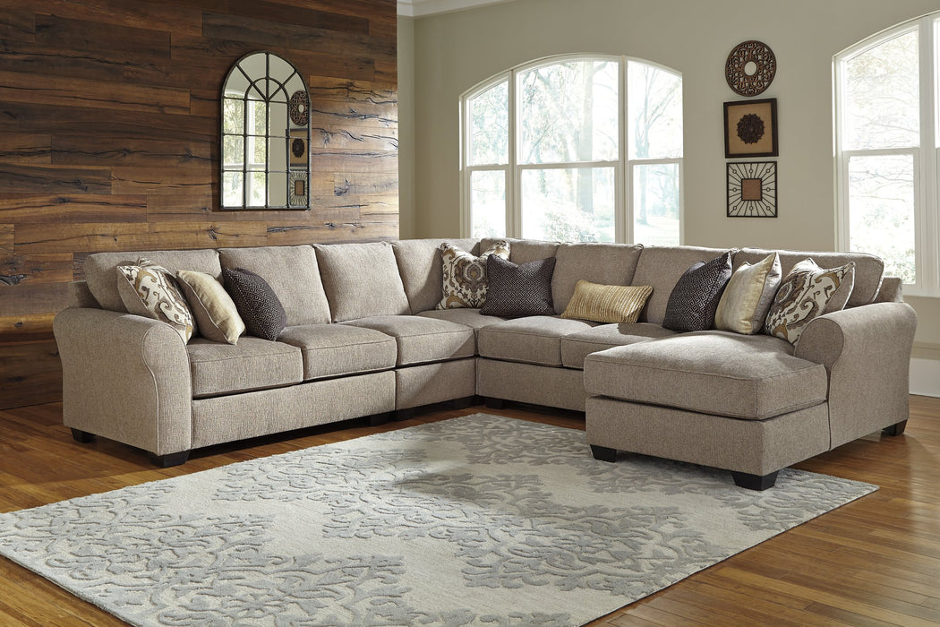 Pantomine Sectional with Chaise - Gibson McDonald Furniture & Mattress 
