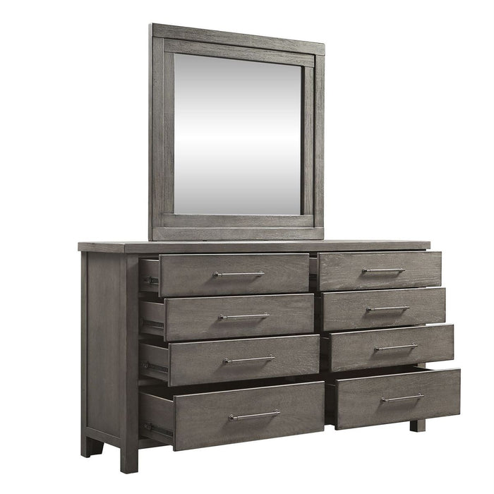 Liberty Furniture Modern Farmhouse Drawer Dresser in Dusty Charcoal