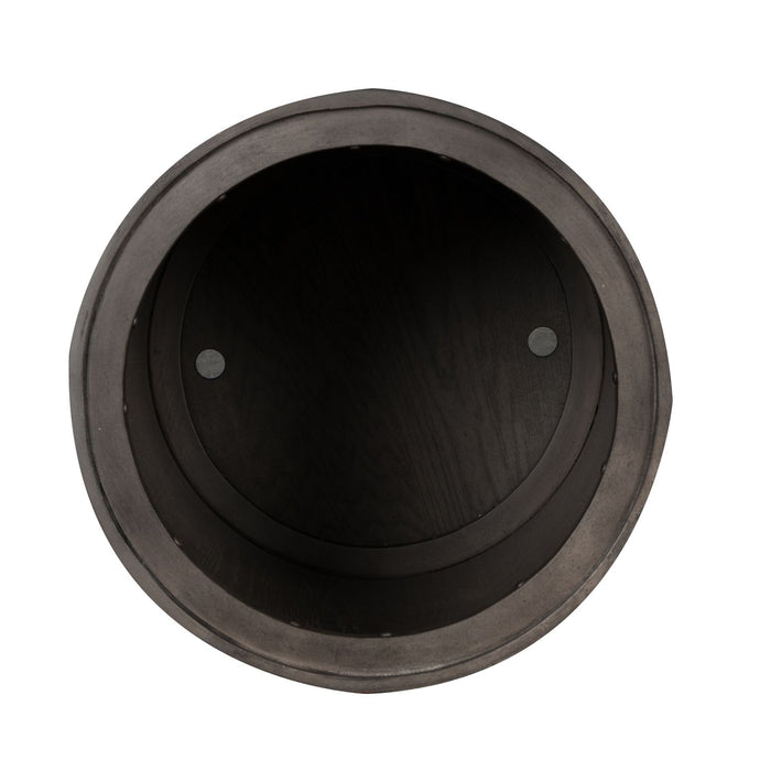 Modern Farmhouse Drum End Table image