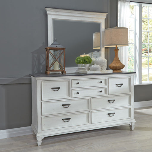 Allyson Park Queen Panel Bed, Dresser & Mirror, Chest - Gibson McDonald Furniture & Mattress 