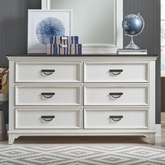 Liberty Furniture Allyson Park Drawer Dresser in White