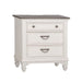 Allyson Park Nightstand in Wirebrushed White - Gibson McDonald Furniture & Mattress 