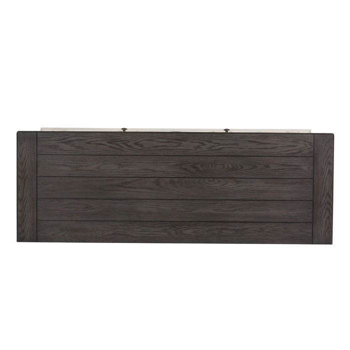 Allyson Park Buffet in White with Charcoal - Gibson McDonald Furniture & Mattress 
