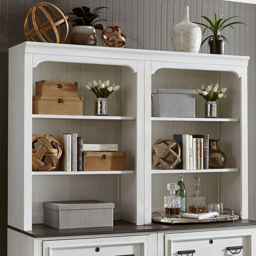 Allyson Park Bunching Lateral File Hutch in Wirebrushed White - Gibson McDonald Furniture & Mattress 