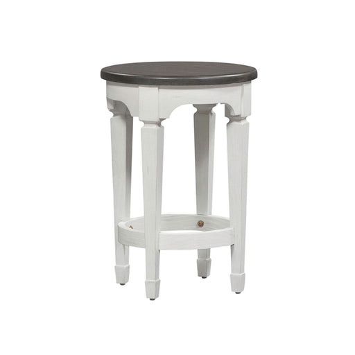 Allyson Park Console Stool in Wirebrushed White image