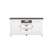 Liberty Furniture Allyson Park 56 Inch TV Console in Wirebrushed White image