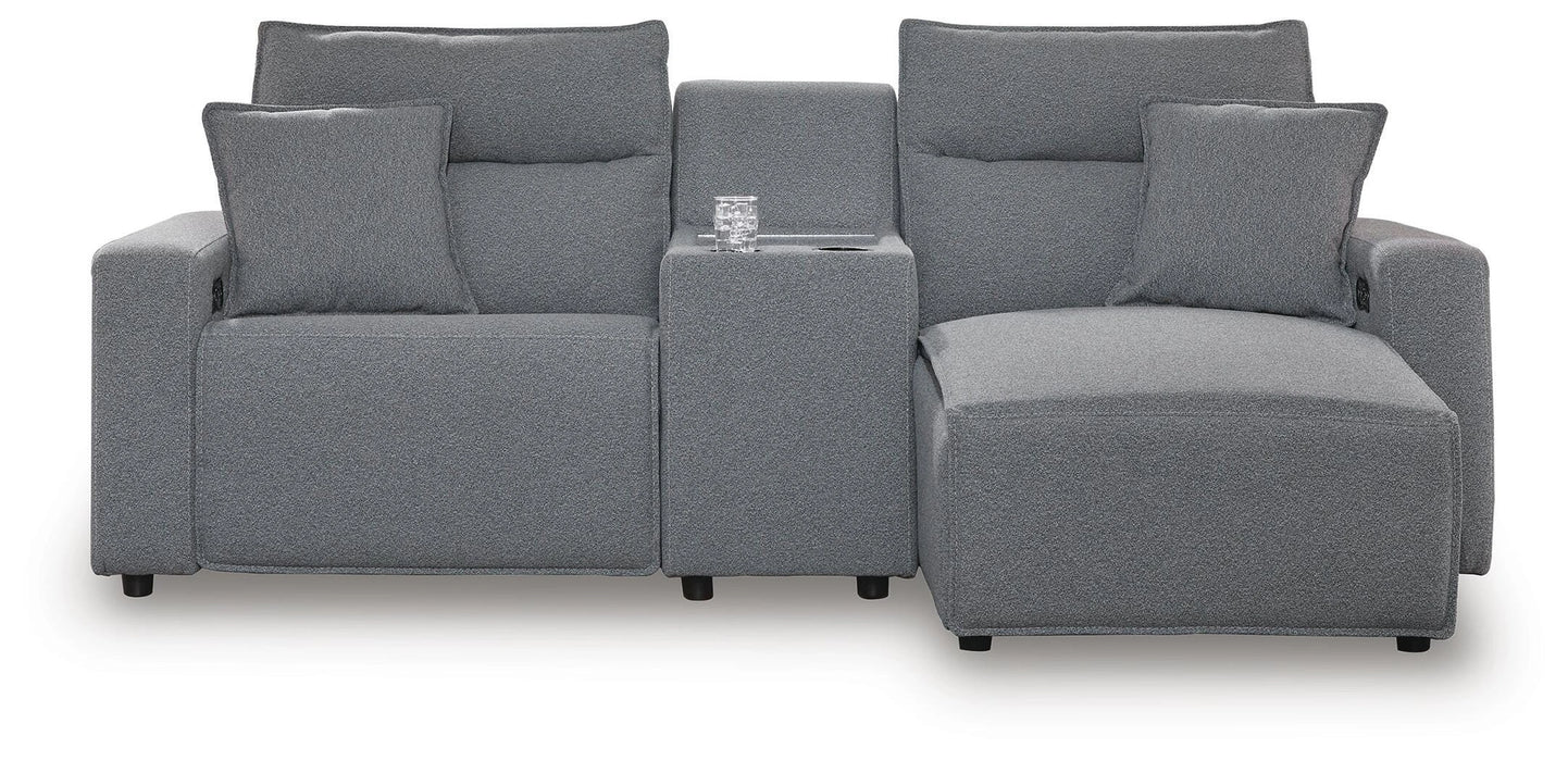 Modmax II Power Reclining Sectional with Chaise and Console