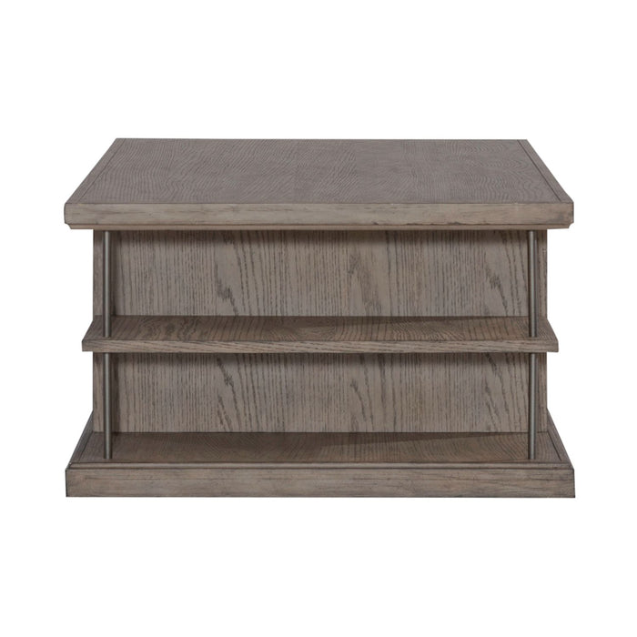City Scape Cocktail Table in White Oak Veneers - Gibson McDonald Furniture & Mattress 