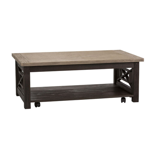 Heatherbrook Cocktail Table in Charcoal and Ash - Gibson McDonald Furniture & Mattress 
