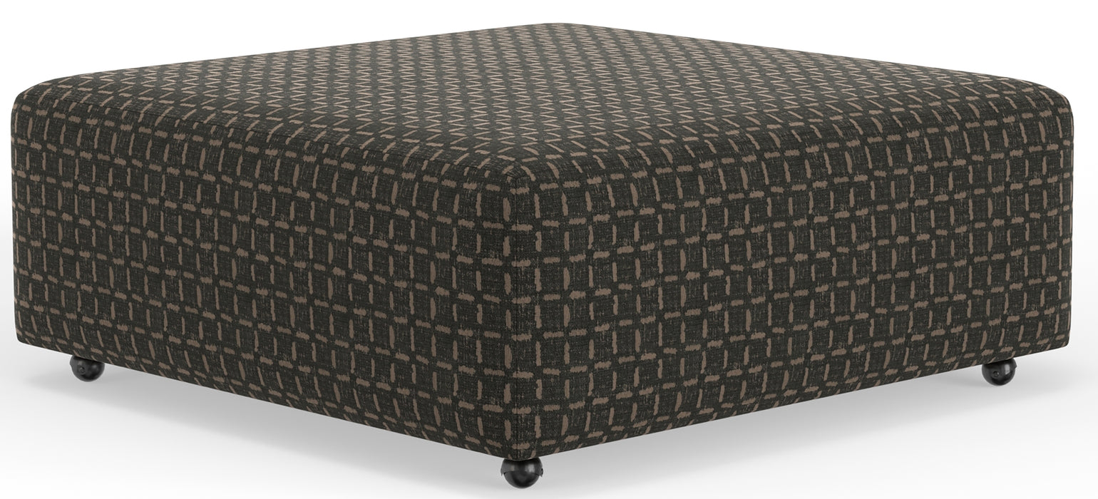 Royster Castered Cocktail Ottoman - Gibson McDonald Furniture & Mattress 