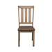 Sun Valley Slat Back Side Chair in Sandstone (RTA) - Gibson McDonald Furniture & Mattress 