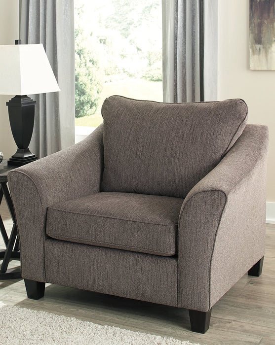 Nemoli Oversized Chair and Ottoman - Gibson McDonald Furniture & Mattress 