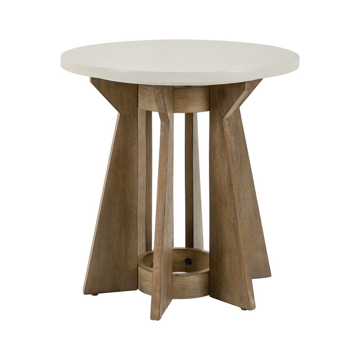 Berkley Square Round End Table - Gibson McDonald Furniture & Mattress 