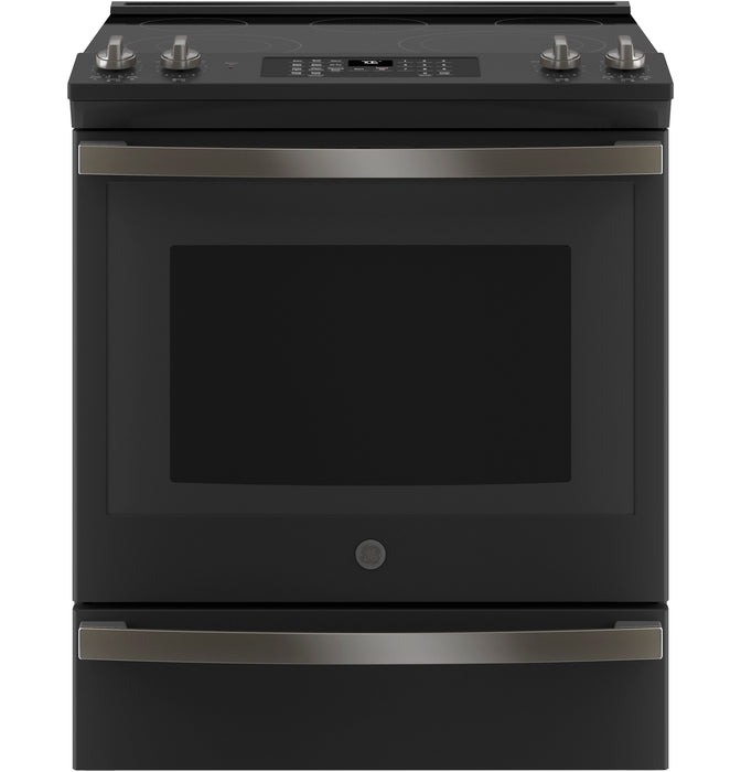 GE¨ 30" Slide-In Electric Convection Range with No Preheat Air Fry