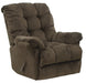 Nettles Chaise Rocker Recl w/Deluxe Heat/Massage - Gibson McDonald Furniture & Mattress 
