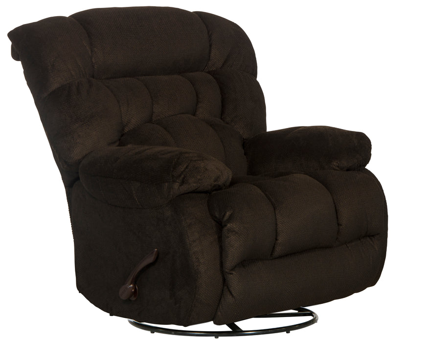 Daly Chaise Swivel Glider Recliner - Gibson McDonald Furniture & Mattress 