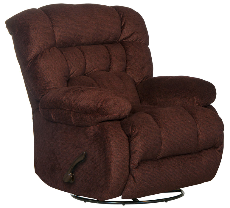 Daly Chaise Swivel Glider Recliner - Gibson McDonald Furniture & Mattress 