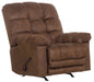 Machado Chaise Rocker Recliner w/Oversized Xtra Comfort Footrest - Gibson McDonald Furniture & Mattress 