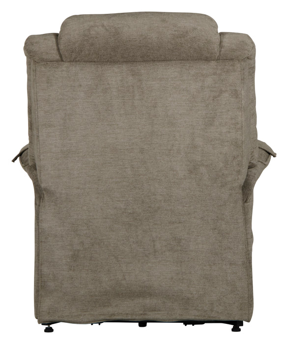 Invincible Pow'r Lift Full Lay-Out Chaise Recliner - Gibson McDonald Furniture & Mattress 