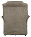 Invincible Pow'r Lift Full Lay-Out Chaise Recliner - Gibson McDonald Furniture & Mattress 