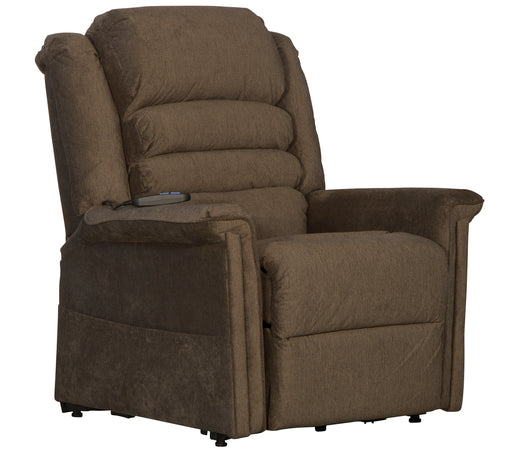 Invincible Pow'r Lift Full Lay-Out Chaise Recliner - Gibson McDonald Furniture & Mattress 