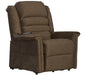 Invincible Pow'r Lift Full Lay-Out Chaise Recliner - Gibson McDonald Furniture & Mattress 