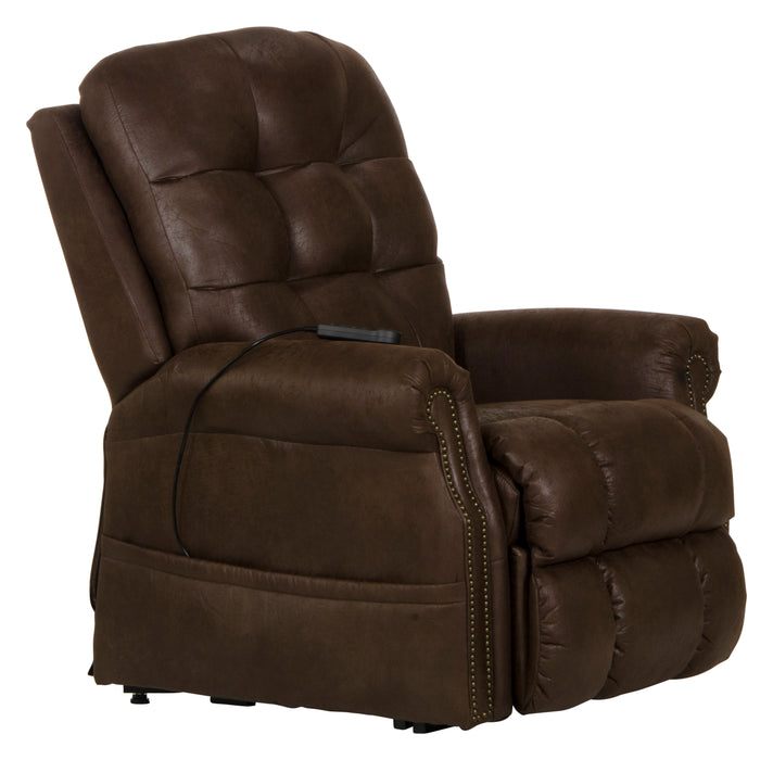 Ramsey Pwr Lift Lay Flat Recliner w/ Heat & Massage - Gibson McDonald Furniture & Mattress 