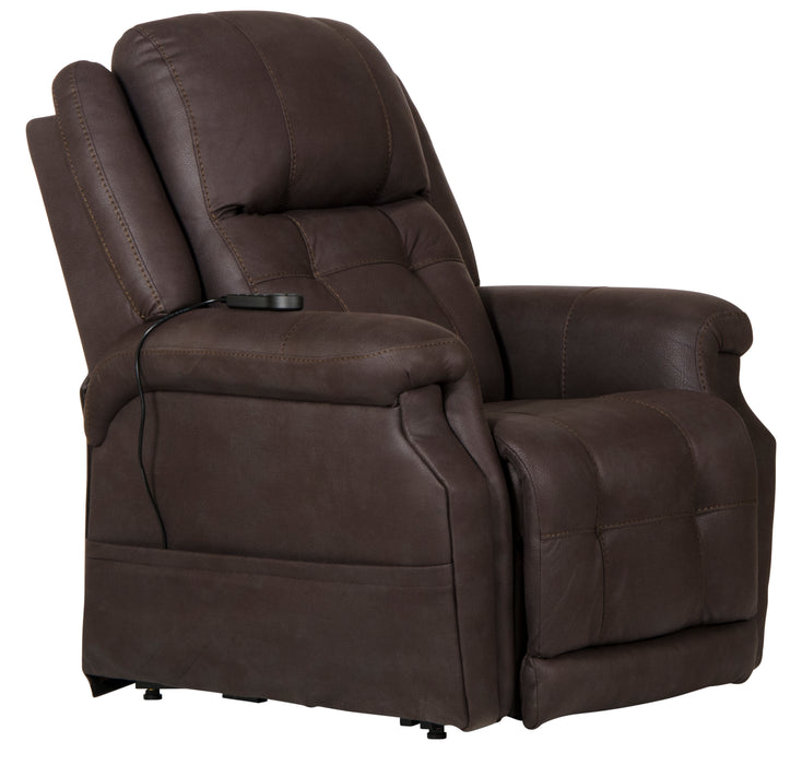 Haywood Power Headrest Power Lift Lay Flat Recliner w/Heat & Msg - Gibson McDonald Furniture & Mattress 