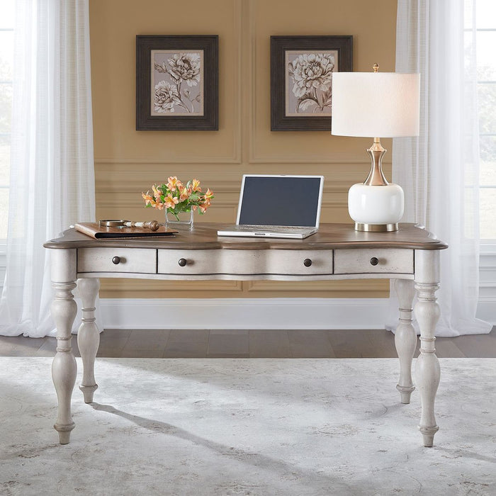Liberty Chesapeake Writing Desk in Wirebrushed Antique White