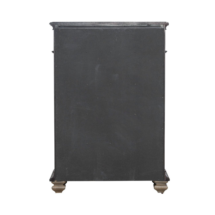 Carlisle Court 5 Drawer Chest in Chestnut with Dusty Wax