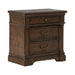 Arden Road Nightstand with Charging Station in Satin Cherry - Gibson McDonald Furniture & Mattress 