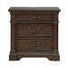 Arden Road Nightstand with Charging Station in Satin Cherry - Gibson McDonald Furniture & Mattress 