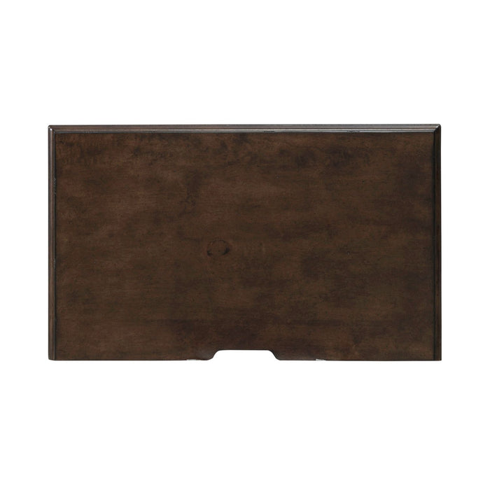 Arden Road Nightstand with Charging Station in Satin Cherry - Gibson McDonald Furniture & Mattress 