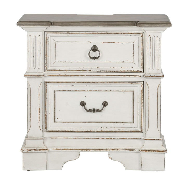 Abbey Park King California Panel Bed, Dresser & Mirror, Chest, Night Stand - Gibson McDonald Furniture & Mattress 
