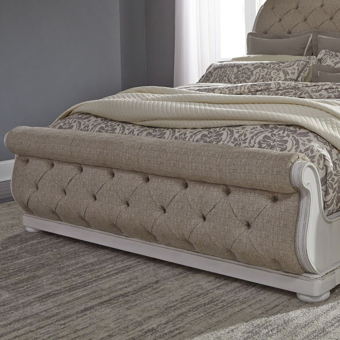 Abbey Park King California Sleigh Bed - Gibson McDonald Furniture & Mattress 