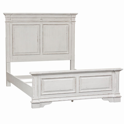 Abbey Park King Panel Bed, Dresser & Mirror - Gibson McDonald Furniture & Mattress 