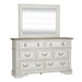 Abbey Park King Panel Bed, Dresser & Mirror, Chest, Night Stand - Gibson McDonald Furniture & Mattress 