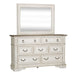 Abbey Park King Uph Sleigh Bed, Dresser & Mirror, Chest - Gibson McDonald Furniture & Mattress 